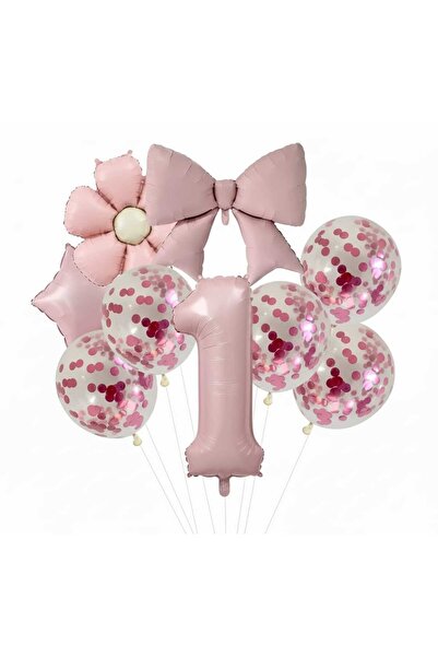 DÜVENCİ TİCARET مجموعة بالونات عيد الميلاد على شكل زهرة الأقحوان ونجمة من الفويل