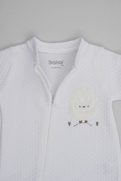 Yumilio Cute Animals Collection Cute Lamb Pattern Zippered Baby Sleeping Bag