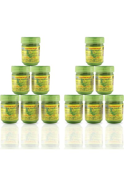 Hong Thai عبوة من 12 قطعة من الأعشاب التايلاندية التقليدية للاستنشاق