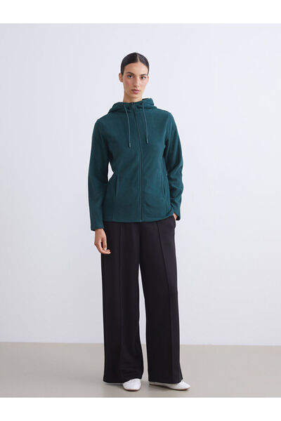 LC Waikiki Sparkling Selections from Shining Store |   Hooded Women's Zippered Sweatshirt