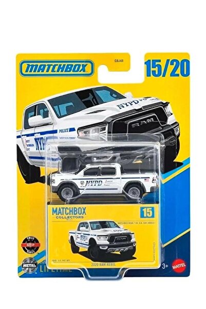 Matchbox Matchbx Koleksiyon Araçlar 2020 RAM REBEL GBJ48 - JCL40