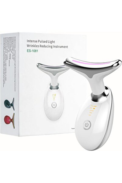 Other Anti-Wrinkle Neck Face Massager With 7 LED Colors, Facial Sculpting Tool, Skin Rejuvenation Device w