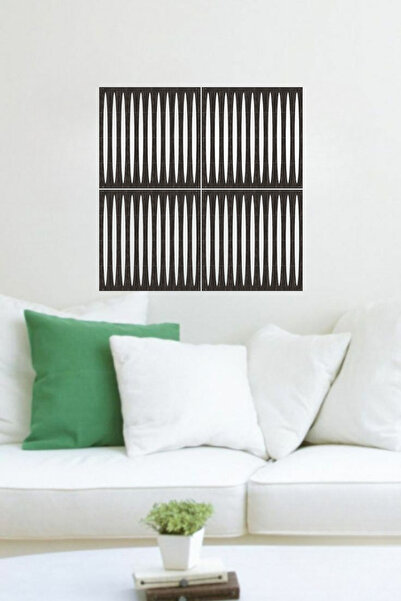 lexi Dekoratif Ahşap Duvar Paneli Lazer Kesim MDFLAM 40x40 / 34x34 / 28x28 Cm...