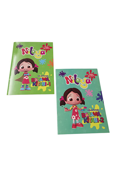 KESKİN COLOR Niloya çıkartmalı boyama kitabı 1 ve 2