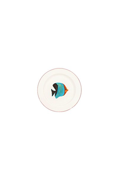 Porland Coralline Düz Tabak 17cm