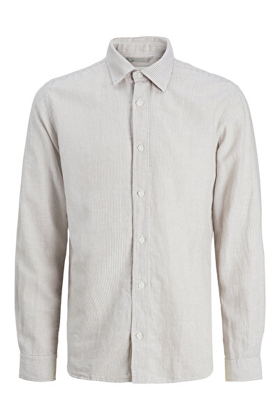 Jack & Jones Premium Jprccmaze Pamuklu Regular Fit Uzun Kollu Gömlek Erkek GÖ...