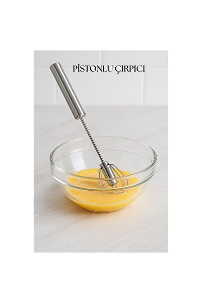 SepetBudur مضرب معدني مكبسي 30 سم