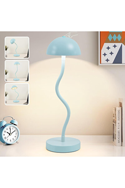 OEM Lampă de masă LED reîncărcabilă, picior flexibil, comenzi tactile, 3 modu...