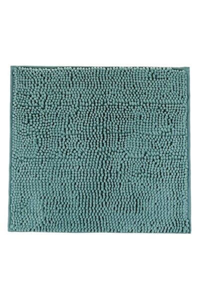 MYONNA IT & E- COMMERCE Microfiber Bath Mat, Embossed, Mint Green, 50x50 cm