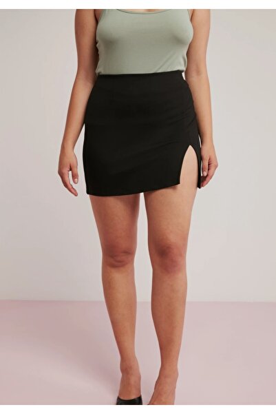 CARABO MODA Fusta mini neagră