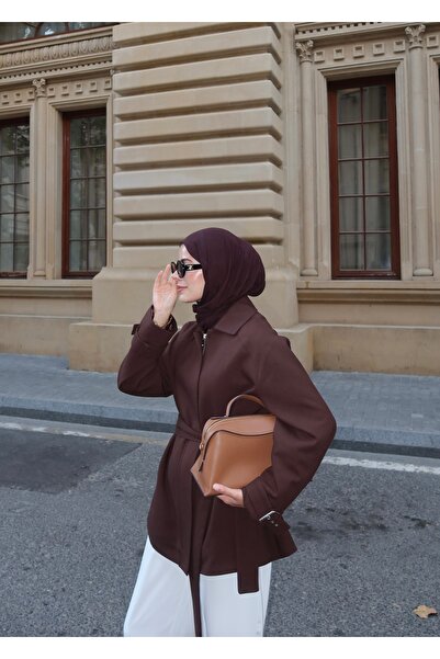 MODA AKSA KEMERLİ POLEVSİKON TRENÇKOT