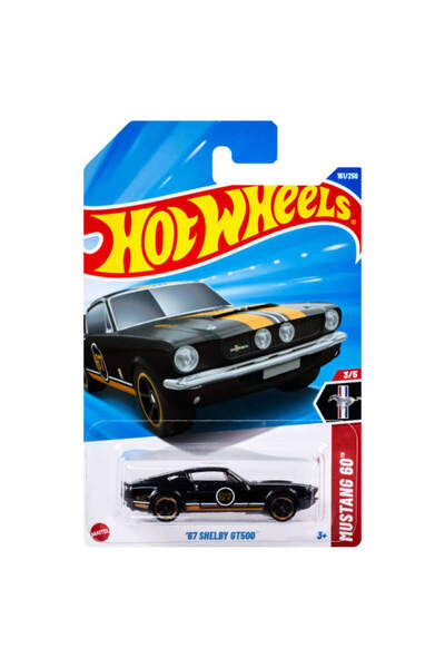 HOT WHEELS سيارات فردية 67 شيلبي جي تي 500 جيه بي بي 94 كارتونيت قصير