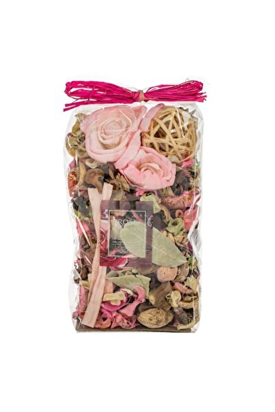 SHOPIENS Potpourri decorativ cu frunze, flori si fructe, maro si roz pal, aro...