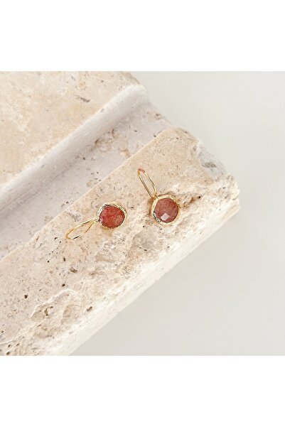 Vesce Atelier Anto Kuvars Doğal Taş Küpe