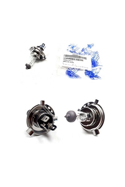 monero Motosiklet Ön Far Ampülü H4 - 3 Fişli 12V 35/35W Sarı Işık