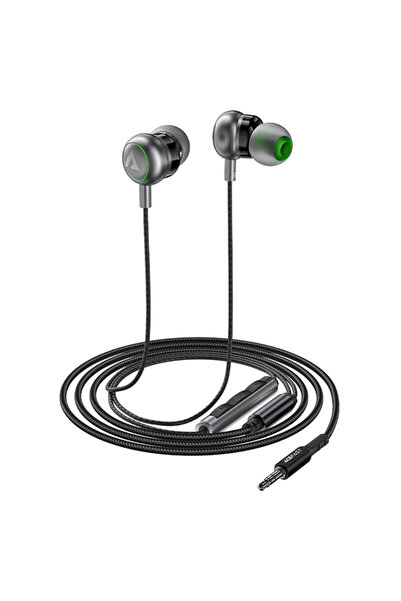 Acefast Casti Jack in-ear cu telecomanda L4, 1.2m, negru