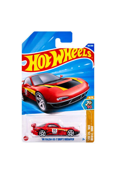 HOT WHEELS Tekli Arabalar 95 Mazda Rx-7 Drift JBB57