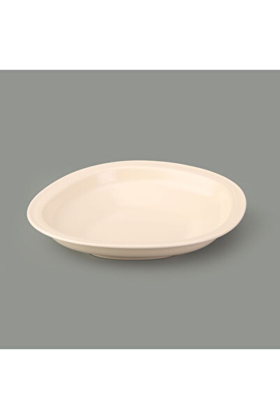 MATMEL Kitchen Bloom Deep Dinner Plate - Cream - 23 cm