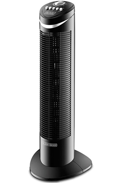 Generic Black & Decker 50W Tower Fan 3 Speeds Low/Medium/High 65, Wide Oscillation Adjustable Portable/Trave