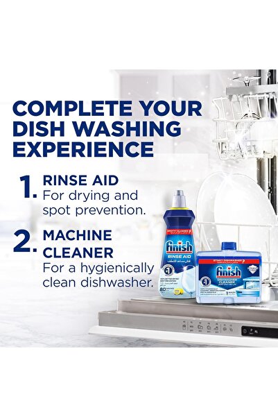 Finish Powerball Quantum Dishwasher Detergent, Lemon Sparkle Scent, 50 Tabs x 2