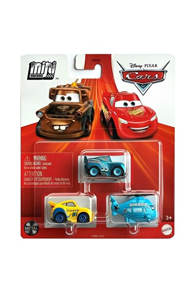 CARS Mini Karakter Arabalar Üçlü Paket HTR07