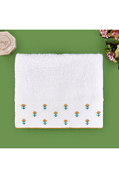 ASPARTAM منشفة وجه سوفت أوربان ديلايت براغا - إكرو / خردل - 50x90 سم