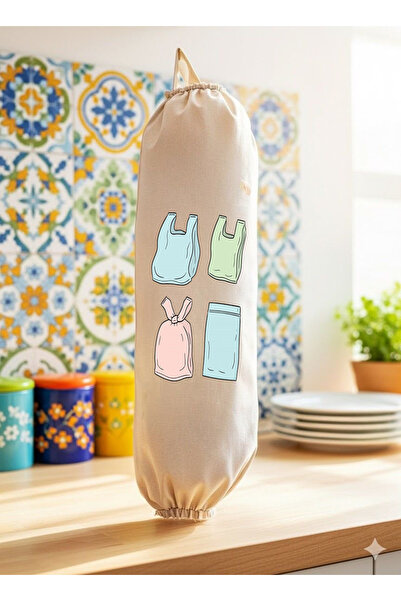 Boom town Poşetlik & Poşet Düzenleyici – Poşet Organizeri,bez poşetlik,Mutfak Poşet Düzenleyici 1 adet