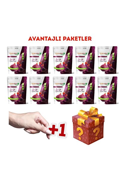 Dalindany Dondurularak Kurutulmuş Meyve 10'lu İncir Paketi