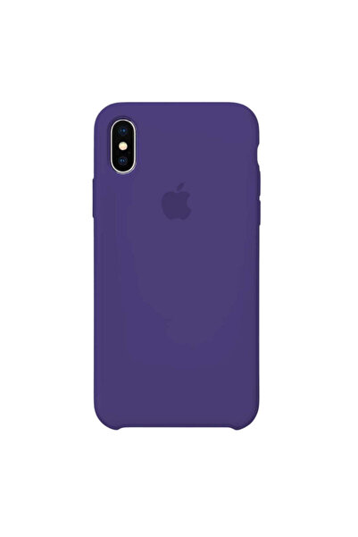 Apple Silicone Case for iPhone Xs, Ultraviolet