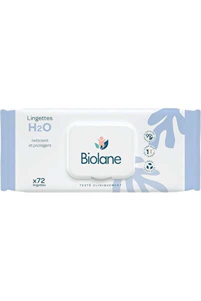 Biolane Thick H2O Baby Wipes 72'S