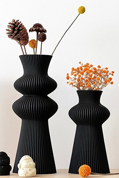 Minima Art Studio Set de 2 vaze decorative în stil nordic boem 24*16 cm Pinte...