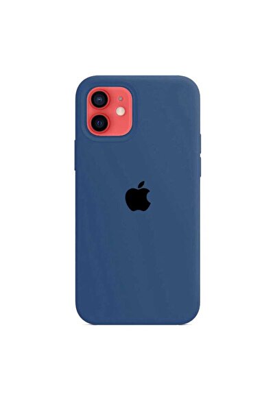 Apple Husa Silicon pentru iPhone 12, Blue Jeans