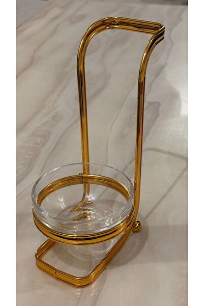 ALMASA Glass serving spoon holder