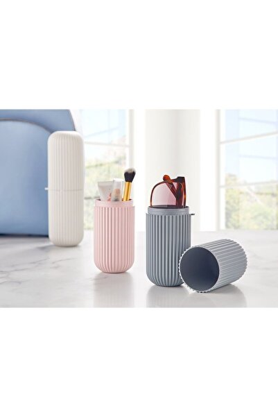 Evvano 2pcs travel container bag inside makeup box