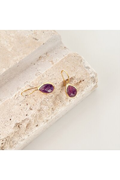 Vesce Atelier أقراط من الحجر الطبيعي من نوع جايا أميتس