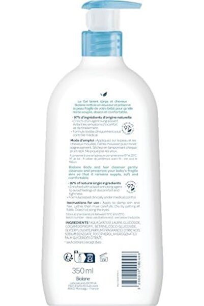 Biolane 2 IN 1 BODY & HAIR CLEANSER 350ML