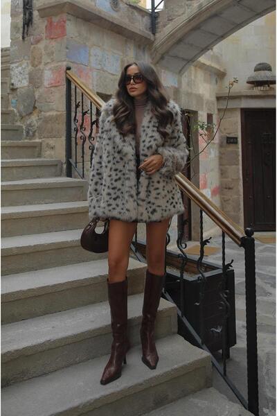 Havoş Beige Black Spotted Fur