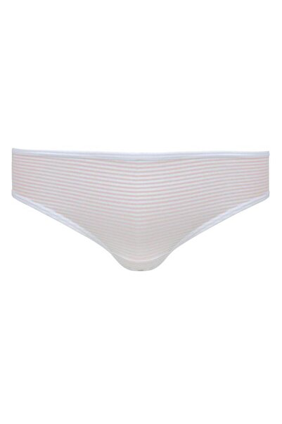 Bolero 3'lü Puantiye Çizgili Desenli Kadın Slip Külot