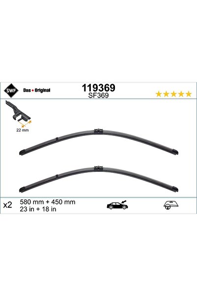 SWF Lamela Ștergător 119369