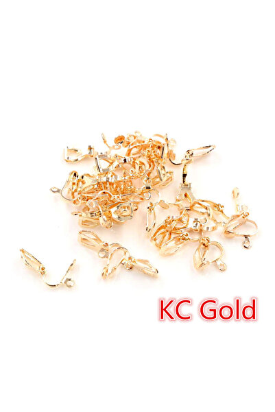 Choice KC Gold 12x5mm 50 قطعة عالية الجودة 6 ألوان مطلية مشبك أذن DIY صنع يدو...