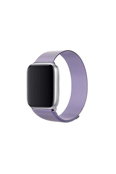 Apple Силиконова каишка за часовник, цвят лавандула, 42/44/45/46/49 мм