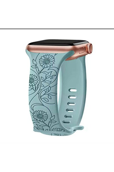 Apple Curea Ceas Watch Silicon Sunflower Cactus 42/44/45/46/49mm