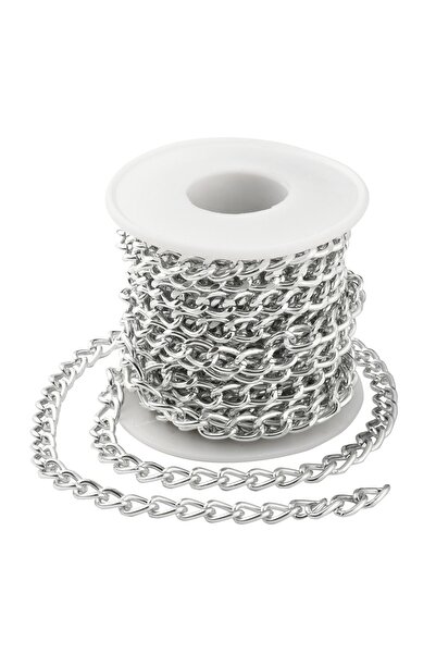 Choice 5 م لفة فضية 3 م / 5 م / لفة سلاسل معدنية من الألومنيوم على شكل حرف O ...