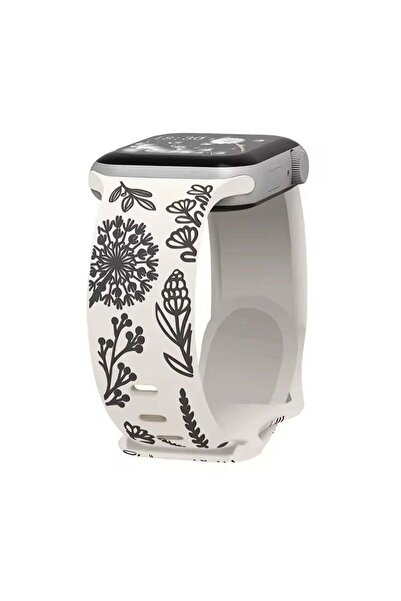 Apple Curea Ceas Watch Silicon Dandelion Star Black 42/44/45/46/49mm