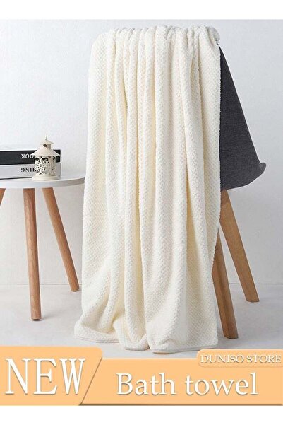 DOMEET Bath Towel with Hook Design, Lightweight Beach Towel, Bathroom Towel, ...