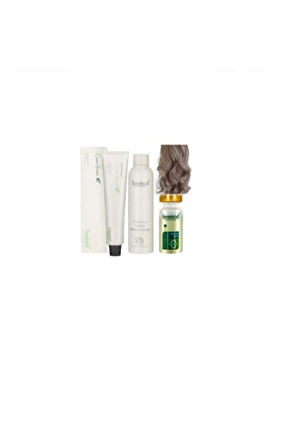 BREMOD Hair color COMPLETE SET MILK TEA ASK GREY