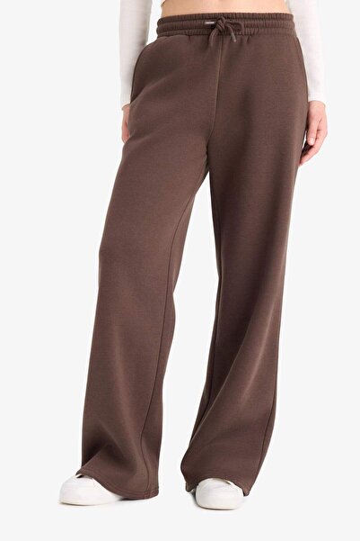 DeFacto Straight Fit Beli Bağcıklı Cepli Düz Paça Eşofman Altı A0954AX25WN