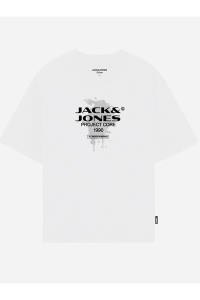 Jack & Jones تي شيرت قطني برقبة دائرية من JCOCONDOR