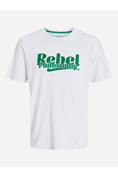 REBEL By Styli JREBRAKIM Slogan Print Regular Fit T-Shirt