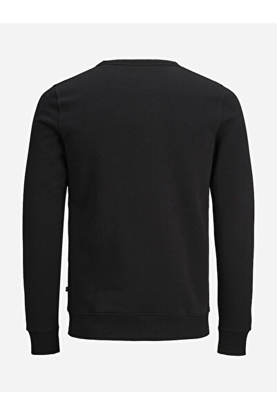 Produkt By Styli Black Basic Crew Neck Sweatshirt